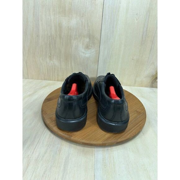 Ecco Helsinki Black Leather Dress Shoes Mens Size 44 US 10/10.5 - Picture 4 of 8